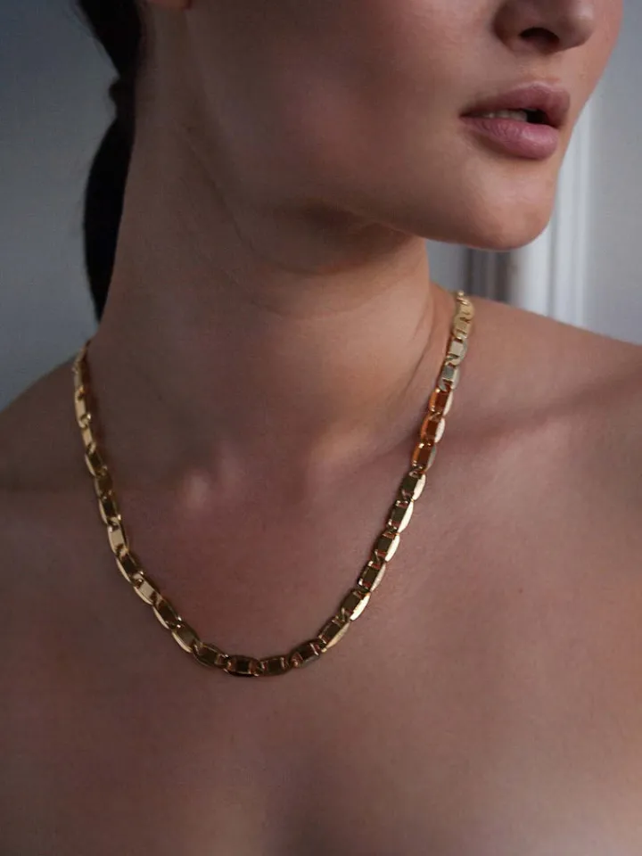 Clearance Vermeil XL Valentino Chain All|Necklaces