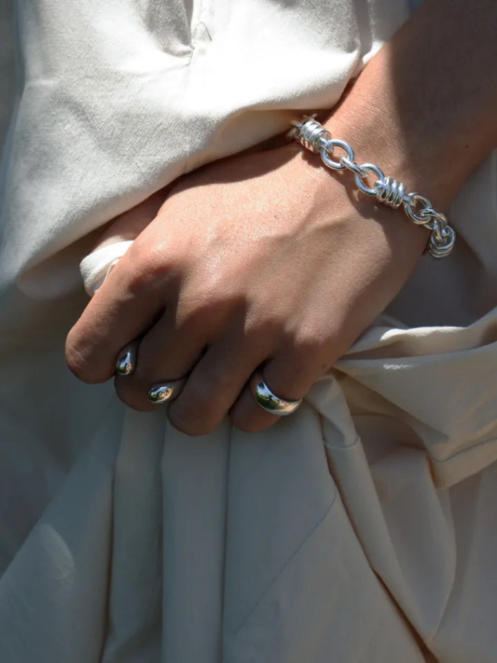 New Whorl Chain Bracelet All