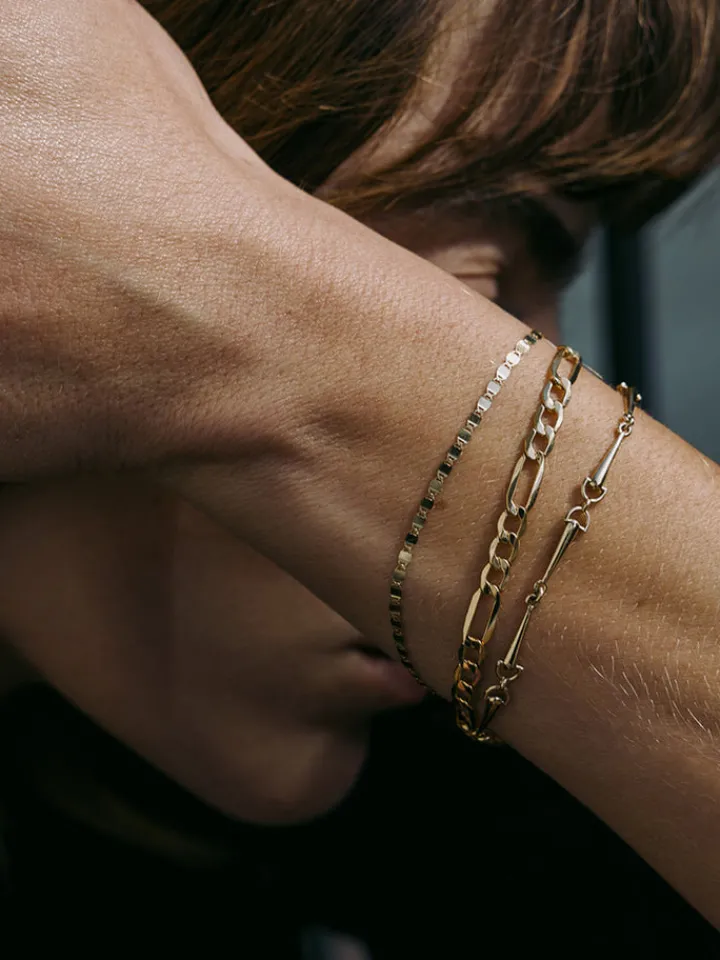 New XL Figaro Chain Bracelet All