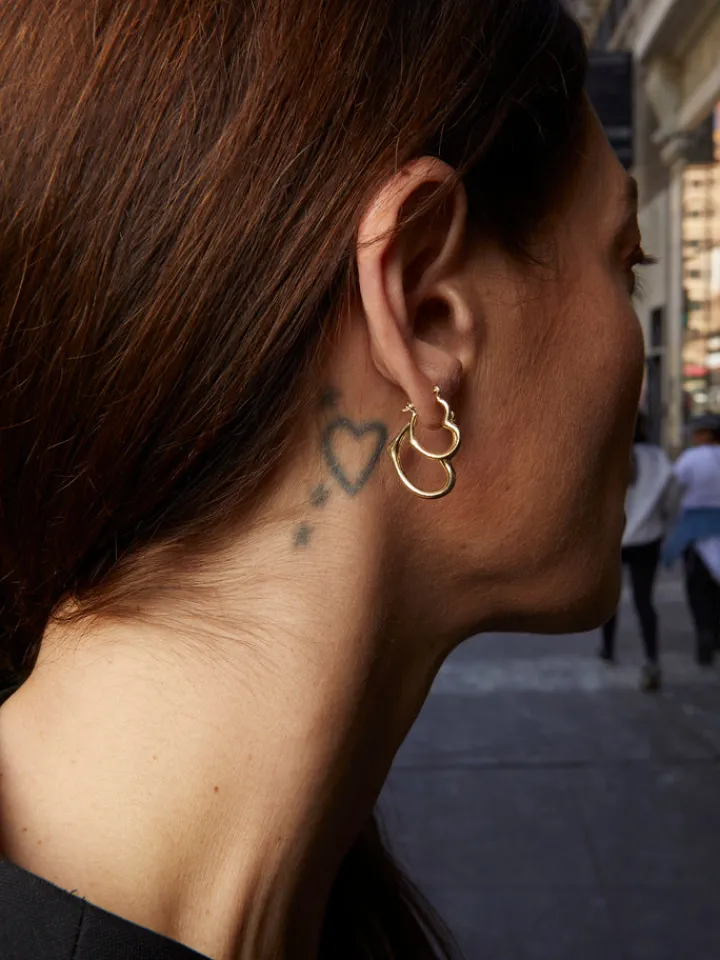 Hot XL Heart Feels Hoops All