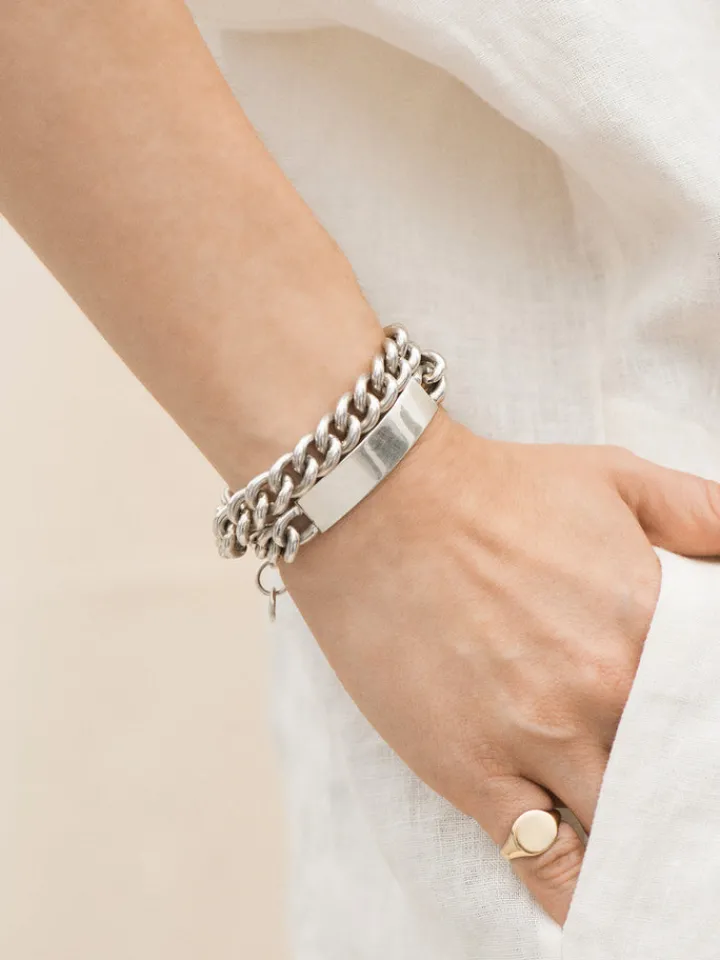 Fashion XL Industrial ID Bracelet All|Bracelets