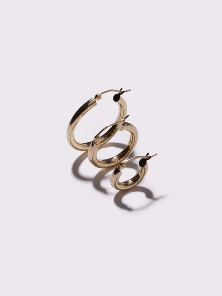 New XL Sol Hoops All|Earrings